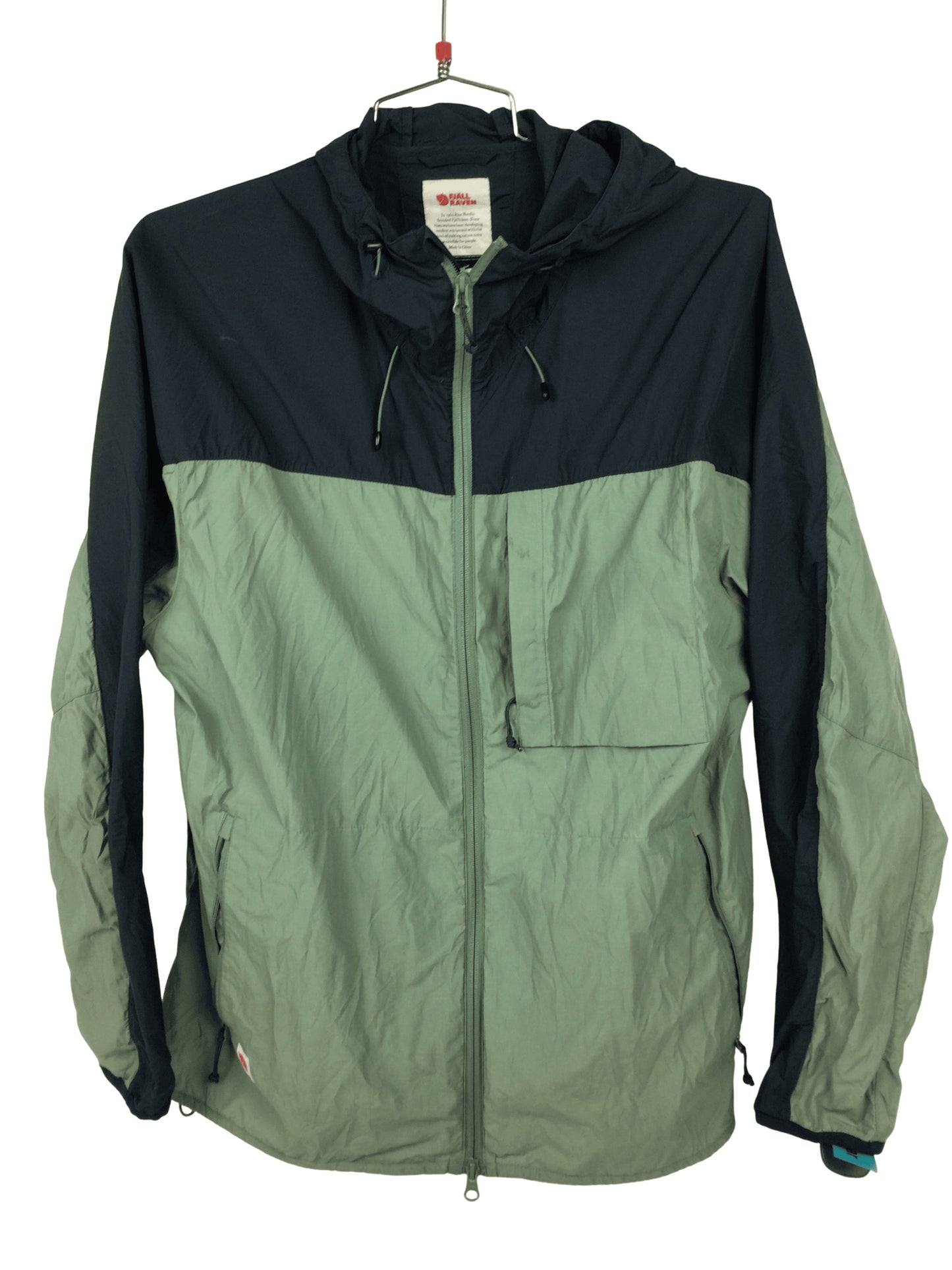 Fjall Raven Rain JKT M LG Blu/Grn