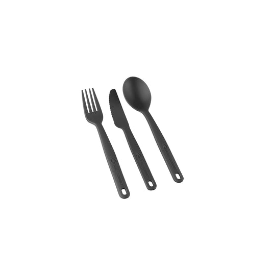 Sea To Summit - Camp Cutlery 3 Piece Set - Charcoal Grey