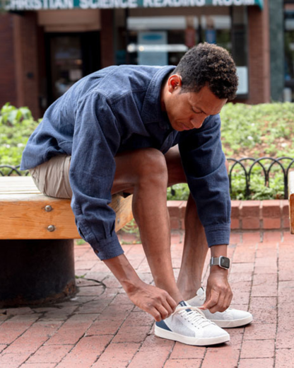 Cannon Knit M 2.0 White / Navy