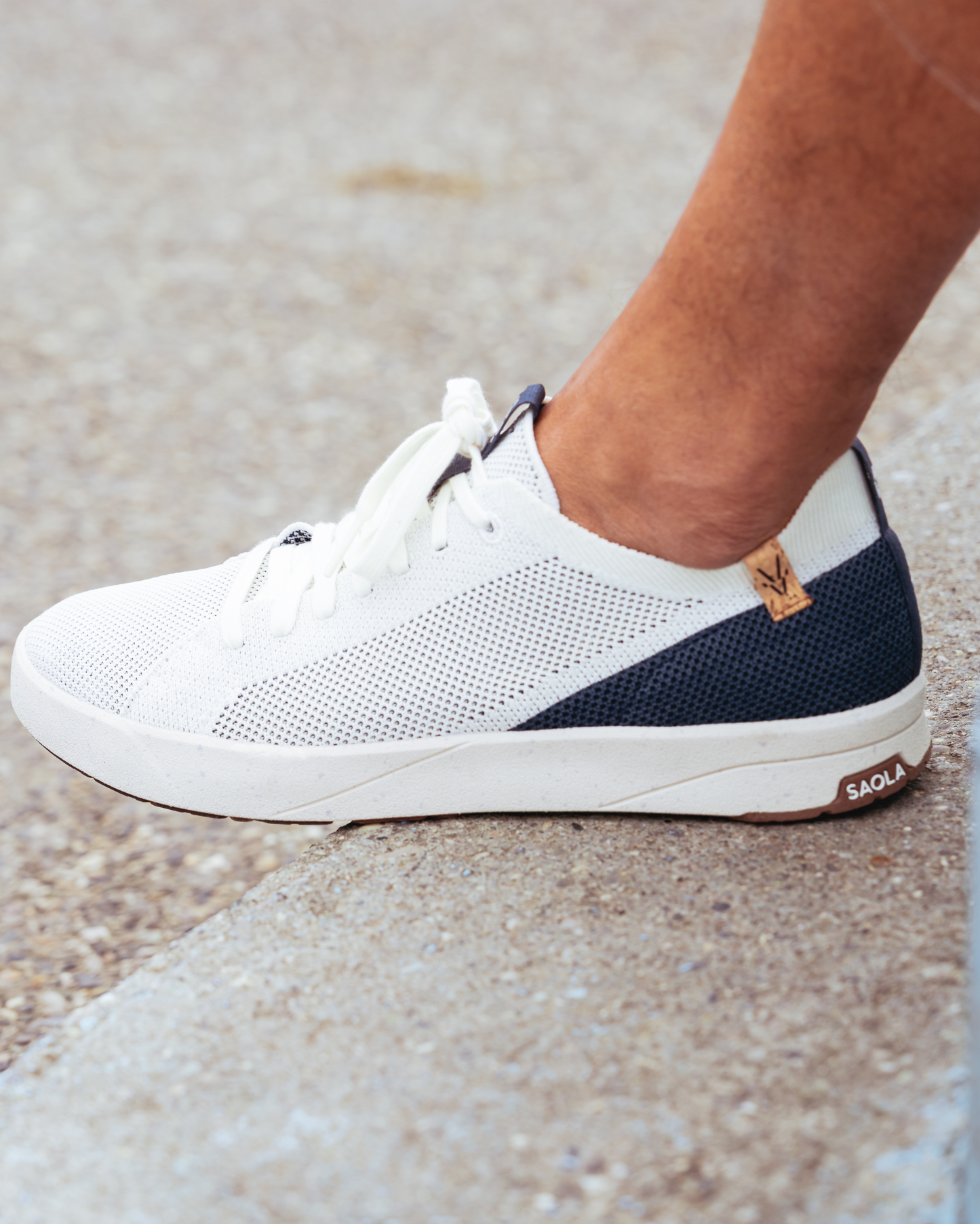 Cannon Knit M 2.0 White / Navy