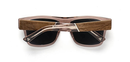 Camp Eyewear - Cliff - Dusk / Great Smoky Mountains Engraved; Grey Polarized
