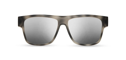 Camp Eyewear - Cliff - Matte Pearl Grey / Walnut; HD Plus Polarized Silver Mirror