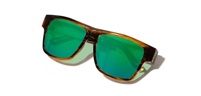 Camp Eyewear - Cliff - Tortoise / Walnut; HD Plus Polarized Green Flash