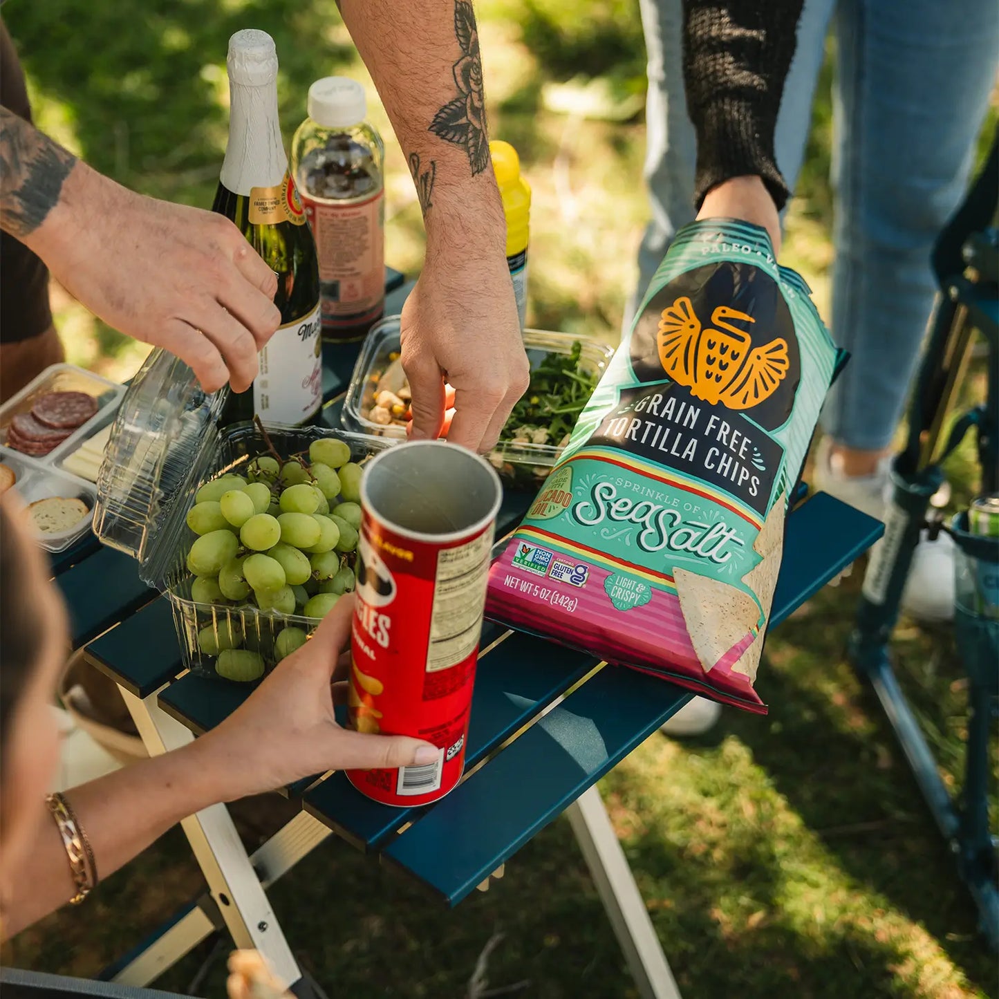 GCI Outdoor - One Piece Camp Table - Teal Slate