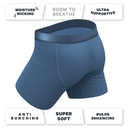 The Cool Cobalt | Slate Blue Ball Hammock® Pouch Underwear