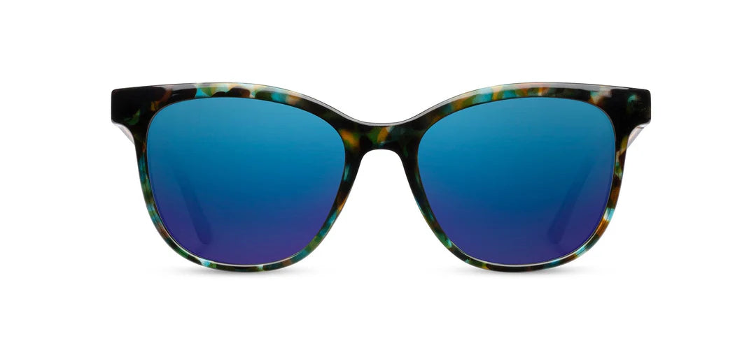 Camp Eyewear - Cove HD - Blue Opal // Ebony/HD Plus Polarized Blue Flash