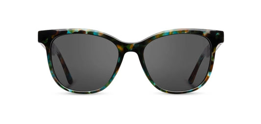 Camp Eyewear - Cove - Blue Opal / Ebony; Basic Polarized Grey