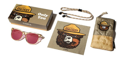 Camp Eyewear - Cove - Desert / Smokey Bear; Rose Polarized