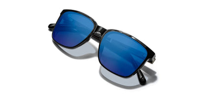 Camp Eyewear - Crag - Black / Ebony; Basic Polarized Blue Mirror