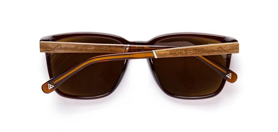 Camp Eyewear - Crag - Clay / Arches Engraved; HD Plus Polarized Brown