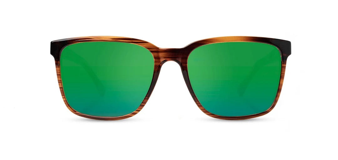 Camp Eyewear - Crag - Tortoise / Walnut; HD Plus Polarized Green Flash
