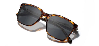 Camp Eyewear - Crag - Tortoise / Walnut; Basic Polarized Grey