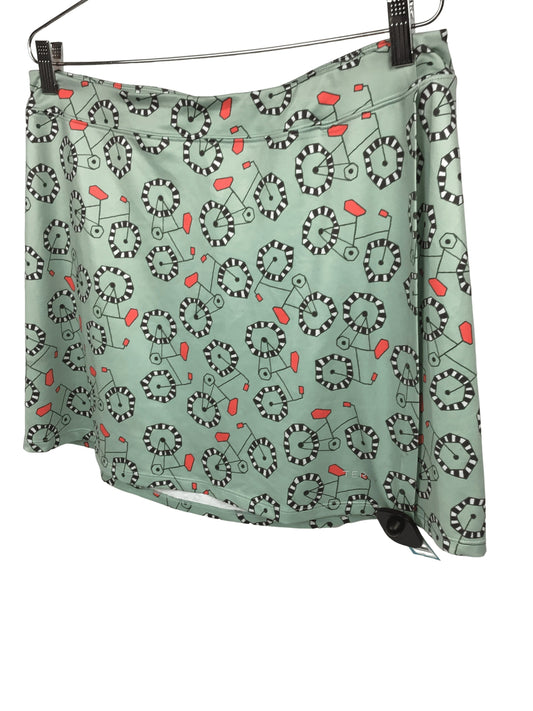 Terry Bike Skirt Wmn LG Grn