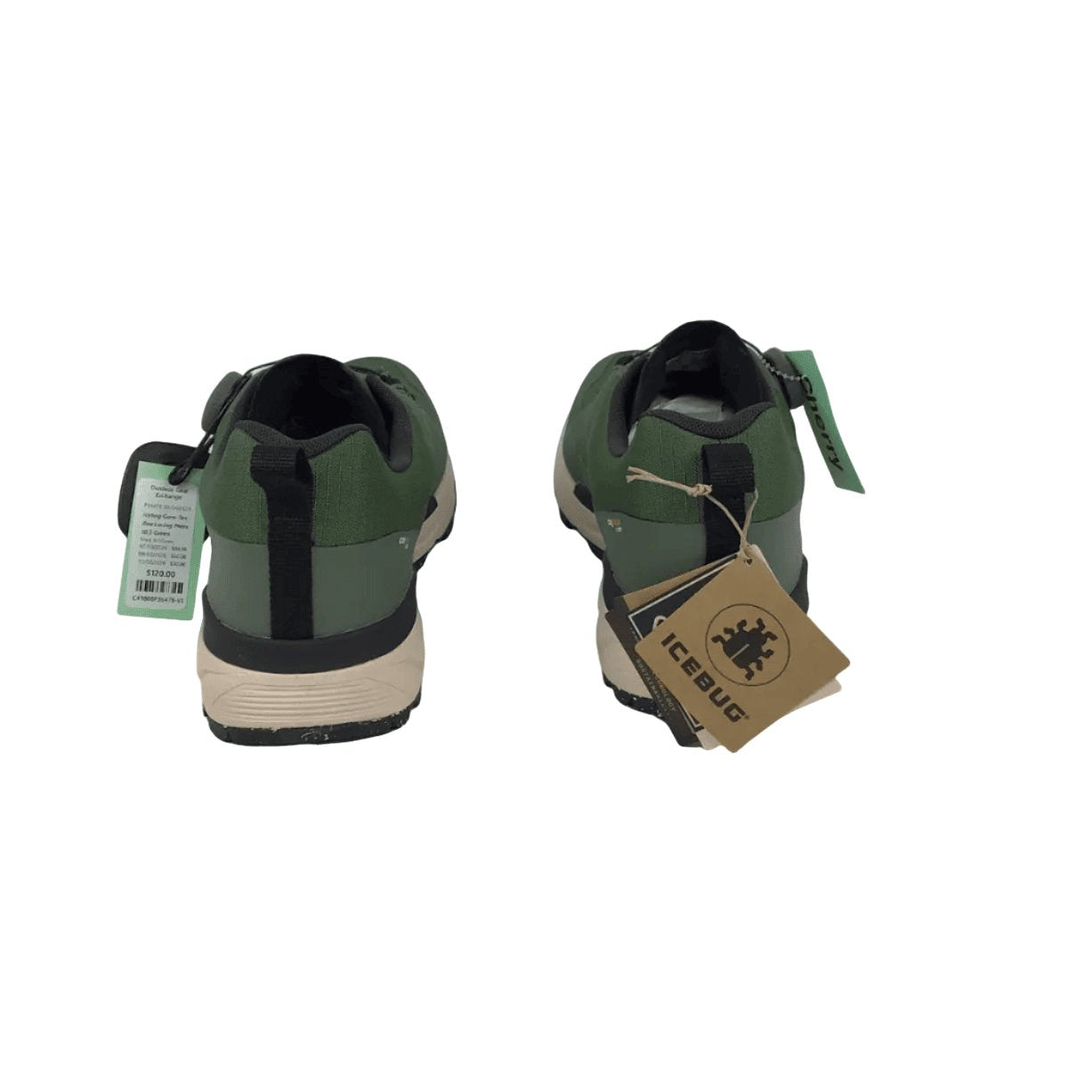 Icebug Gore-Tex Boa Lacing Mens 10.5 Green