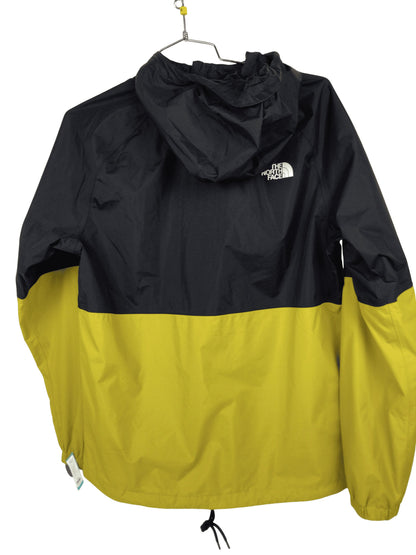 The North Face Dryvent Rain Jacket M Md Yellow/Black