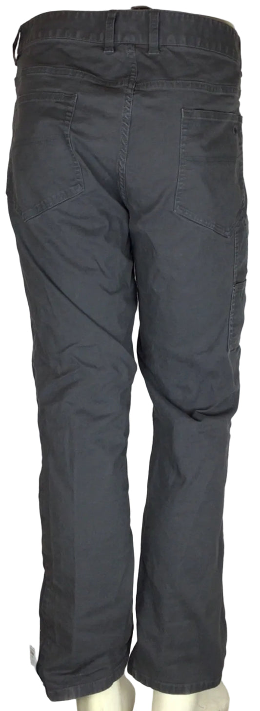 STIO RIVET WORK PANTS MEN 36S GRY