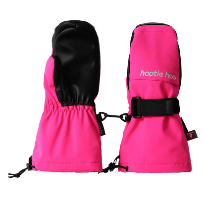 Kids Bearclaw Mittens - Hot Pink