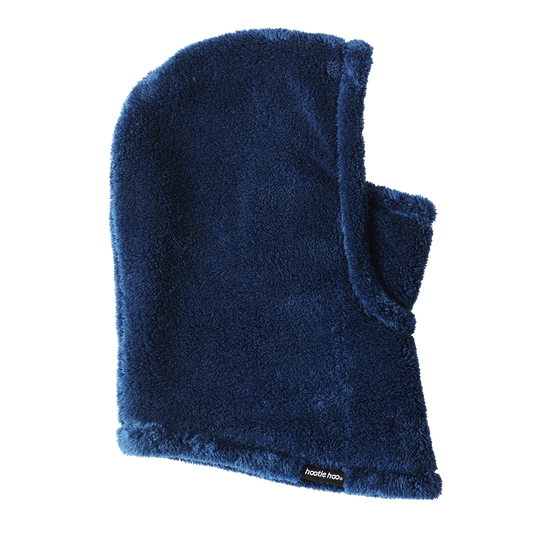 Kids Kozy Fleece Hood - Sea Blue