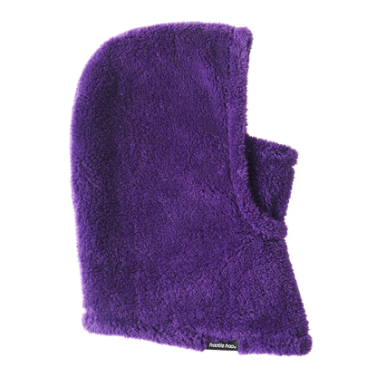 Kids Kozy Fleece Hood - Grape