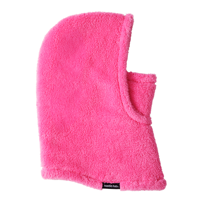 Kids Kozy Fleece Hood - Hot Pink