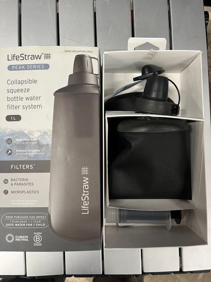 Lifestraw 1L Squeeze Filter Gry