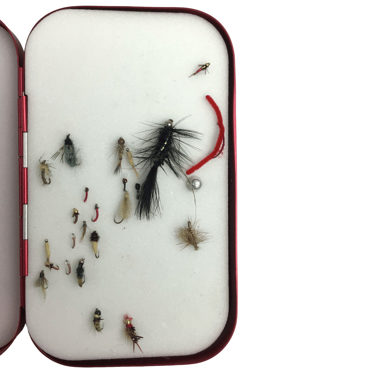 Wheatley Fly Box W/38 Flies Red