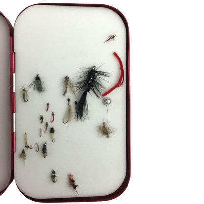 Wheatley Fly Box W/38 Flies Red
