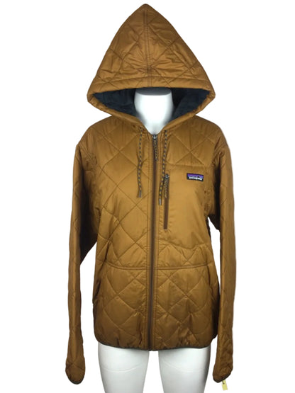 Patagonia Light Weight Puff Jacket Men LG Gold