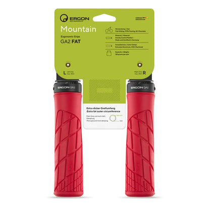 Ergon - GA2 Fat Grips - Risky Red