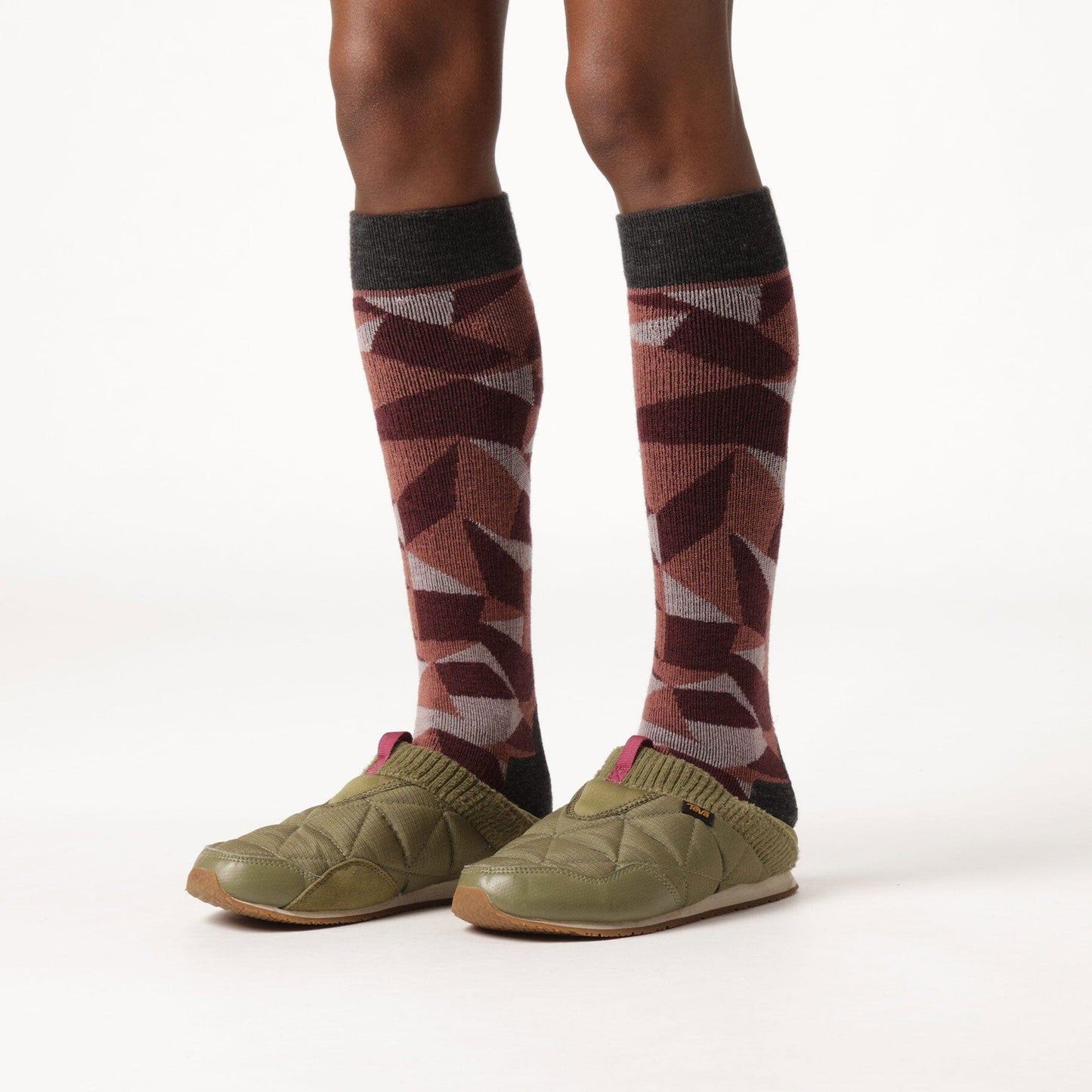 Fits - Gemtones Full Cushion Over Calf - Marsala