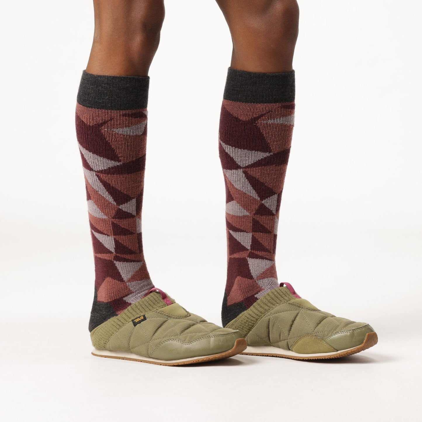 Fits - Gemtones Full Cushion Over Calf - Marsala