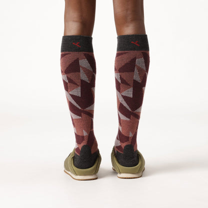 Fits - Gemtones Full Cushion Over Calf - Marsala