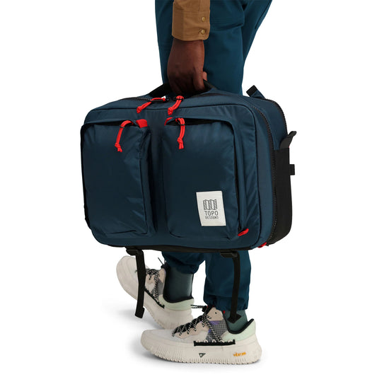 Topo Designs - Global Briefcase - Navy Sahara