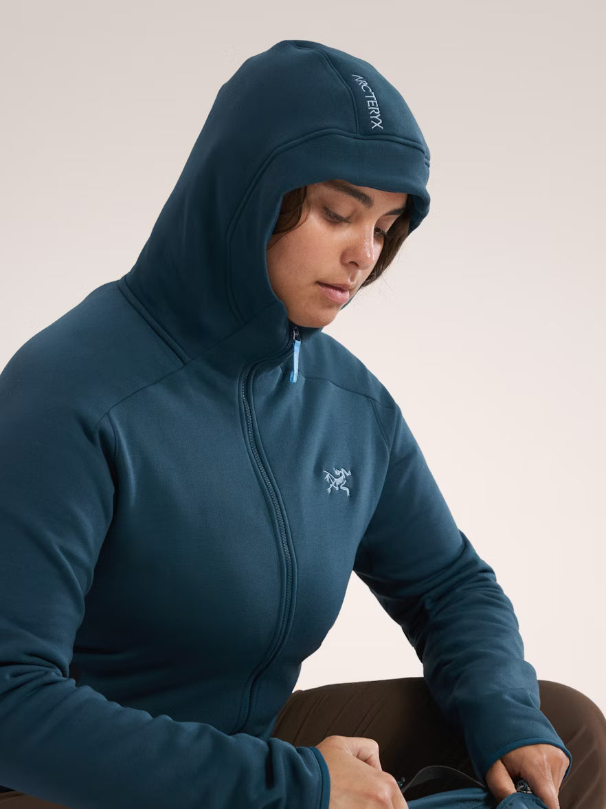 Arc'teryx - Kyanite Hoody Womens - Midnight Frost – Outdoor Gear Arc'teryx - Kyanite Hoody Womens - Midnight Frost – Outdoor Gear