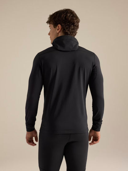 Arc'teryx - Rho LT Zip Neck Mens - Black