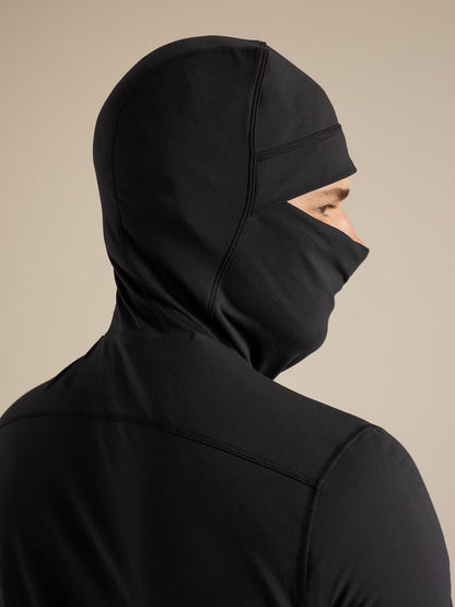 Arc'teryx - Rho LT Zip Neck Mens - Black