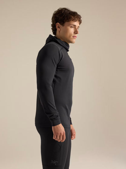 Arc'teryx - Rho LT Zip Neck Mens - Black