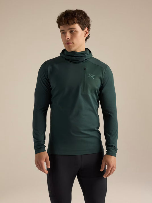 Arc'teryx - Rho LT Zip Neck Mens - Dark Jade