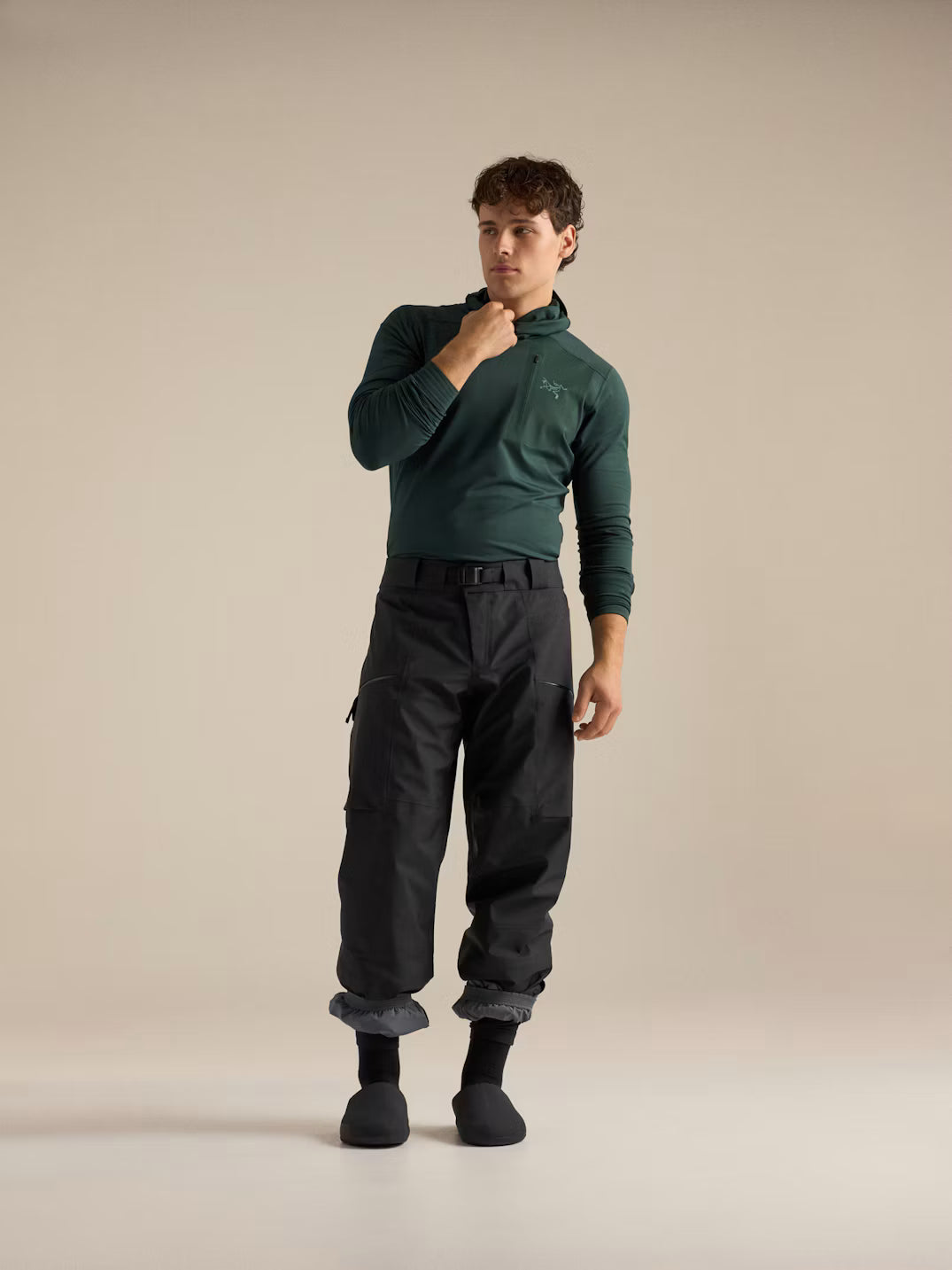 Arc'teryx - Rho LT Zip Neck Mens - Dark Jade