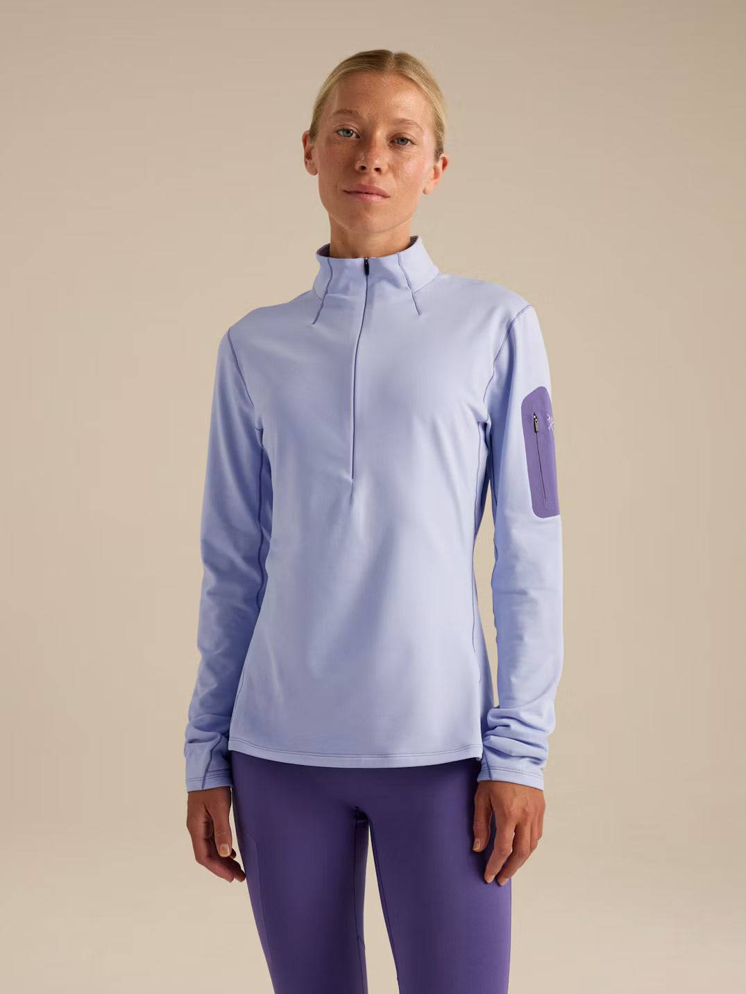 Arc'teryx - Rho Zip Neck Womens - Kasumi/Blurple
