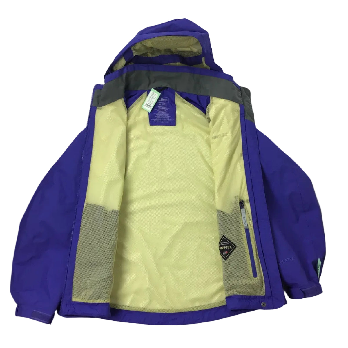 LLBean Raincoat W Blue XL