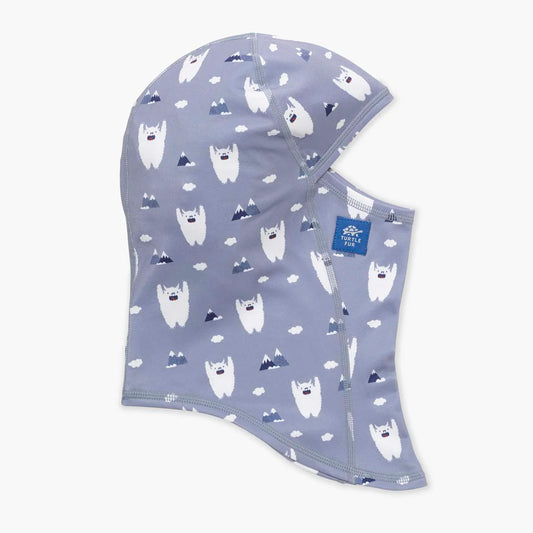 Turtle Fur - Kids ComfortShell MaxClava Print - Snow Monster