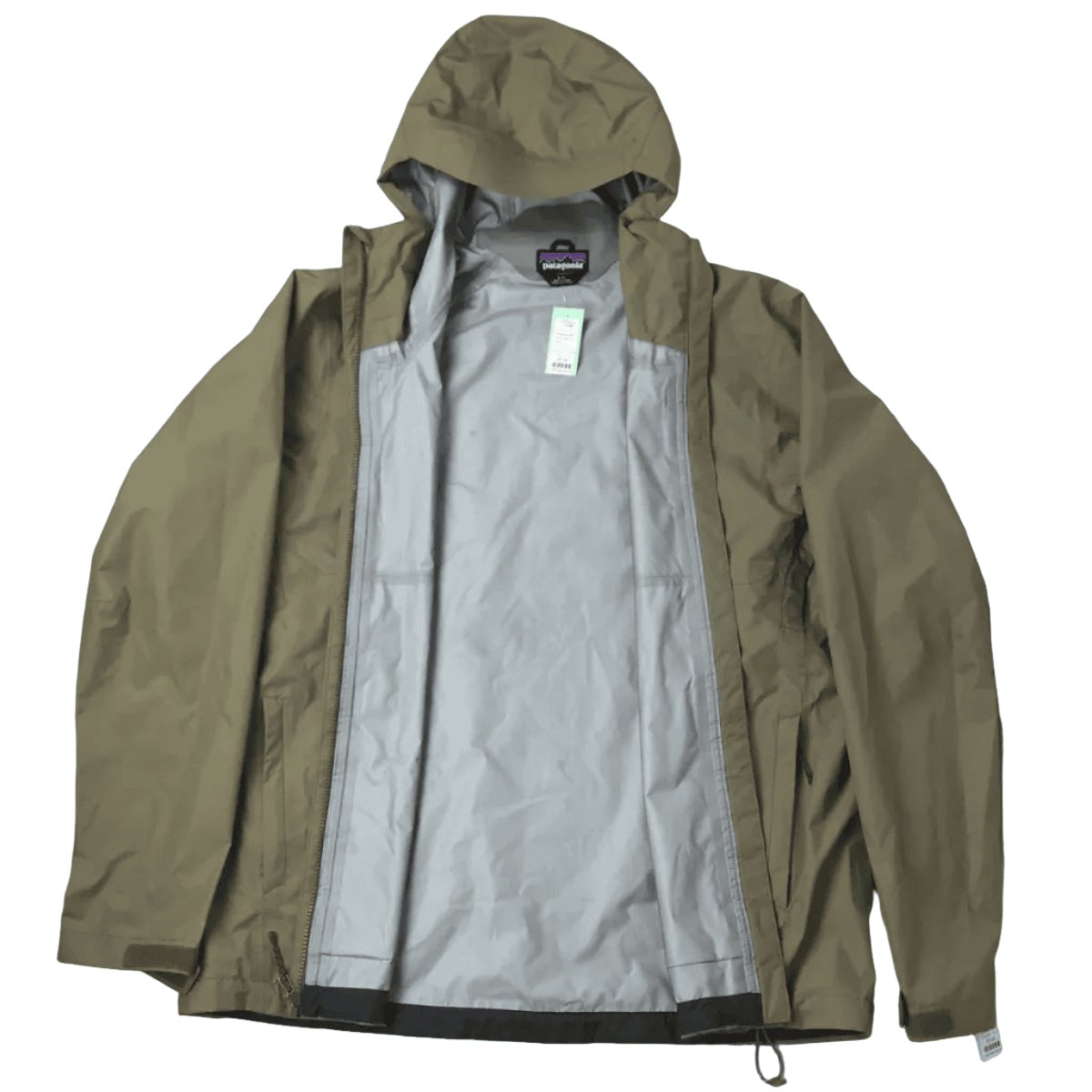 Patagonia Rain Jacket Men LG Green