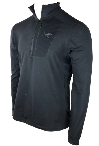 Arcteryx Quarte Zip Midlayer Men LG Black