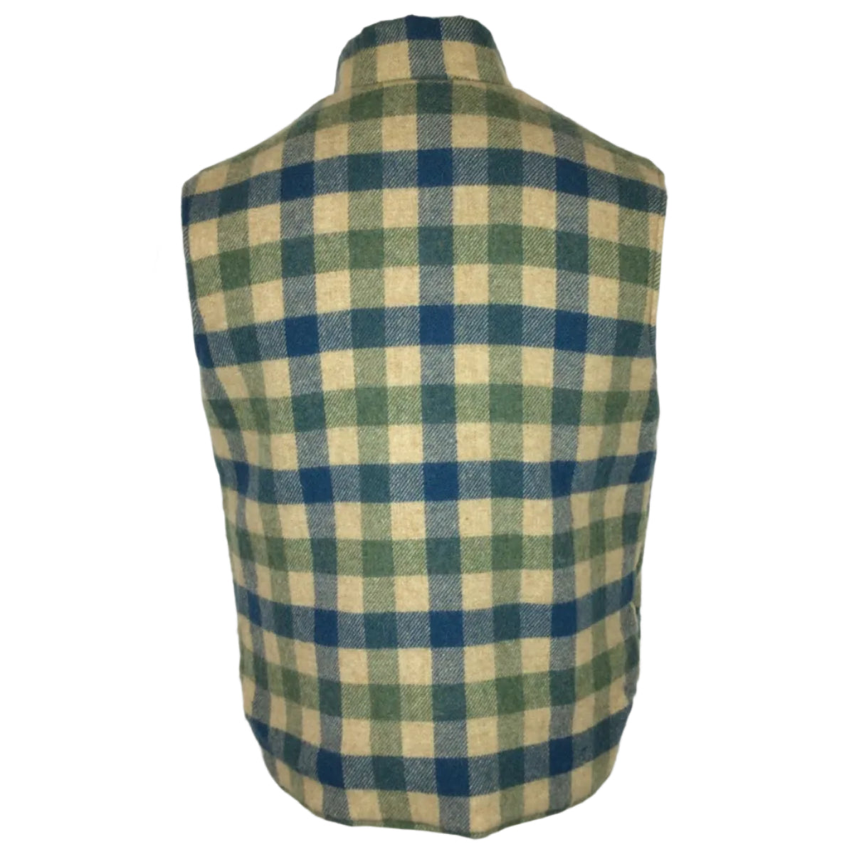 Woolrich 3 in 1 Reversible Vest/Shirt Combo Men Men MD Blue/Plaid