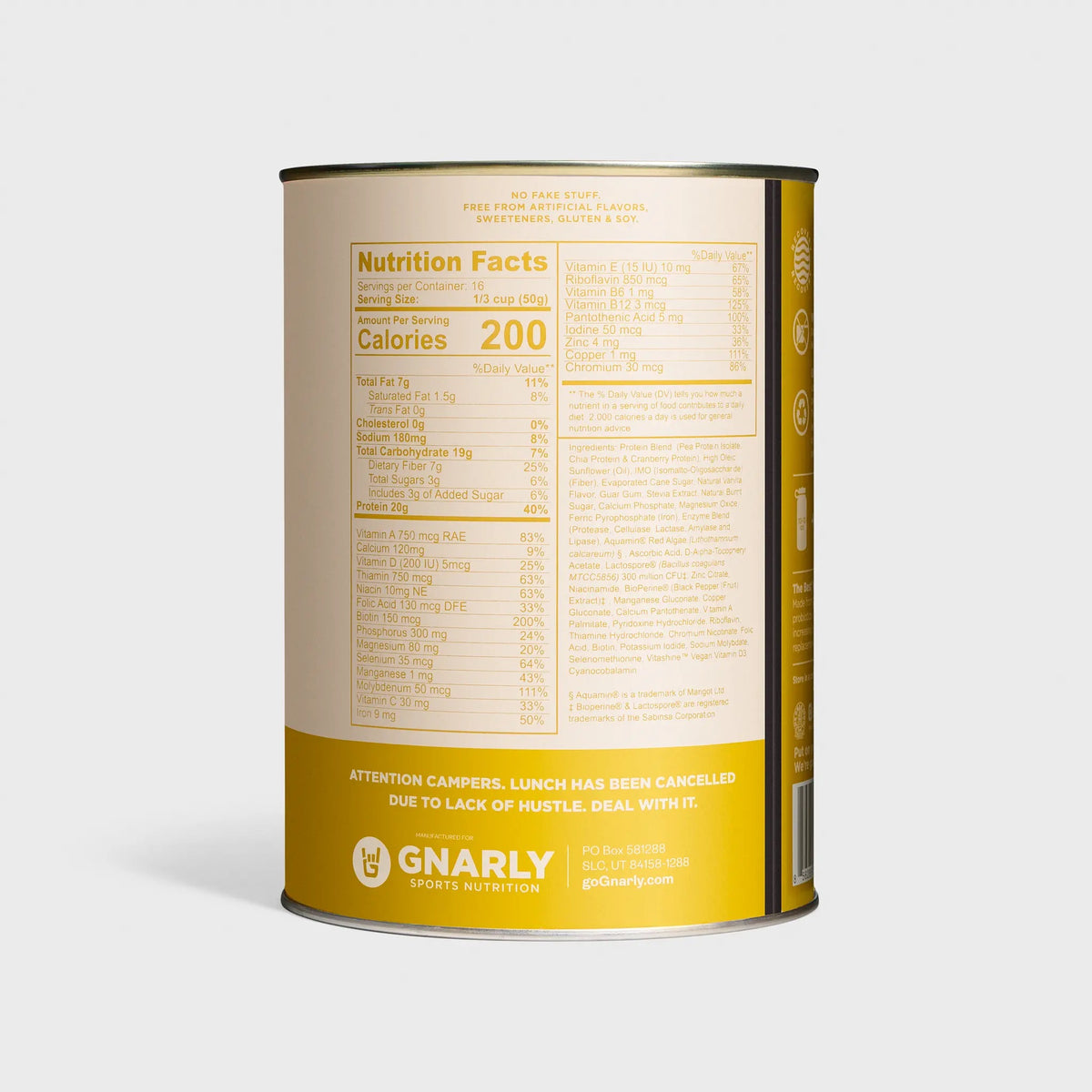 Gnarly Nutrition - Gnarly Vegan - Vanilla