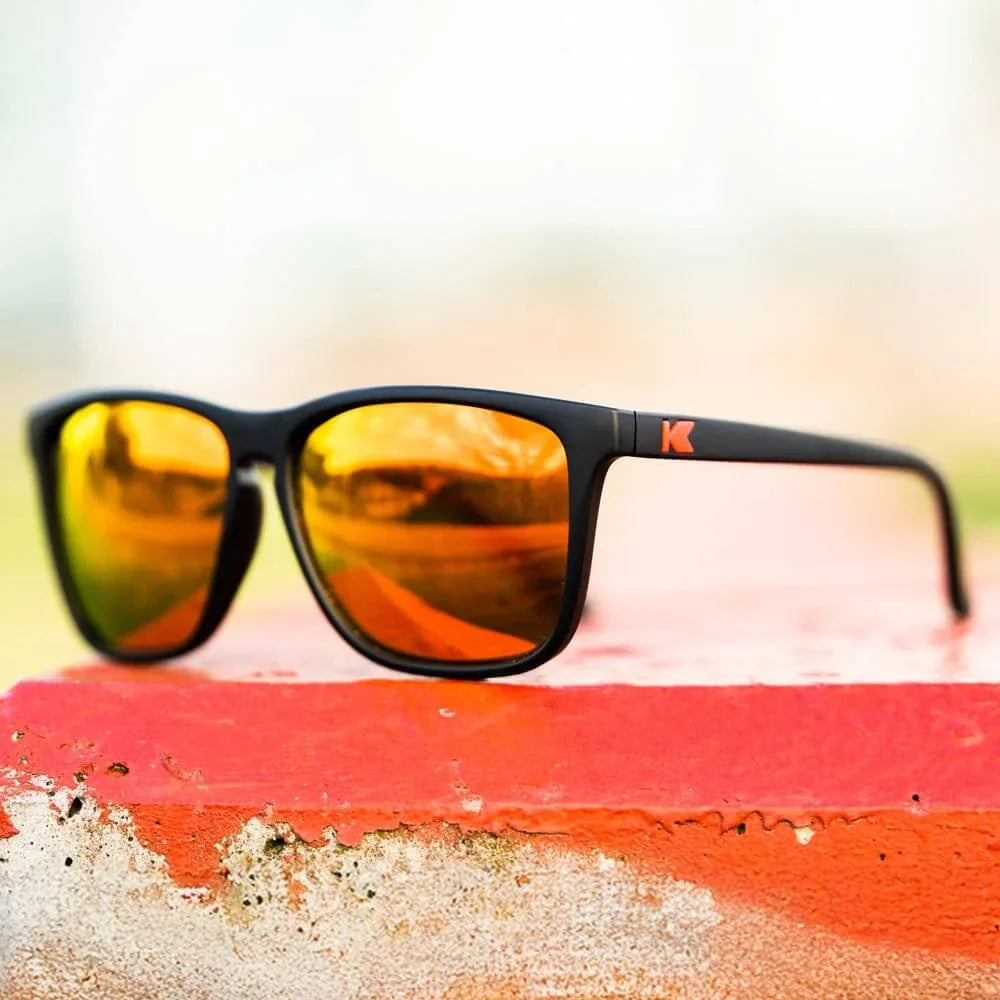 Matte Black / Red Sunset Fast Lanes