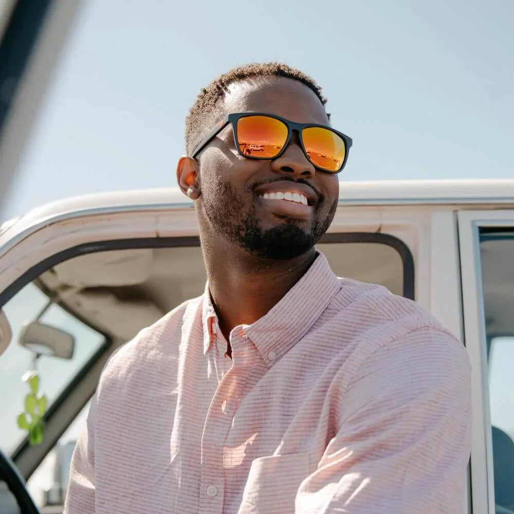 Matte Black / Red Sunset Fast Lanes