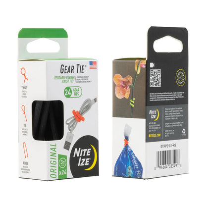 Nite Ize - Gear Tie ProPack - 3 - Black