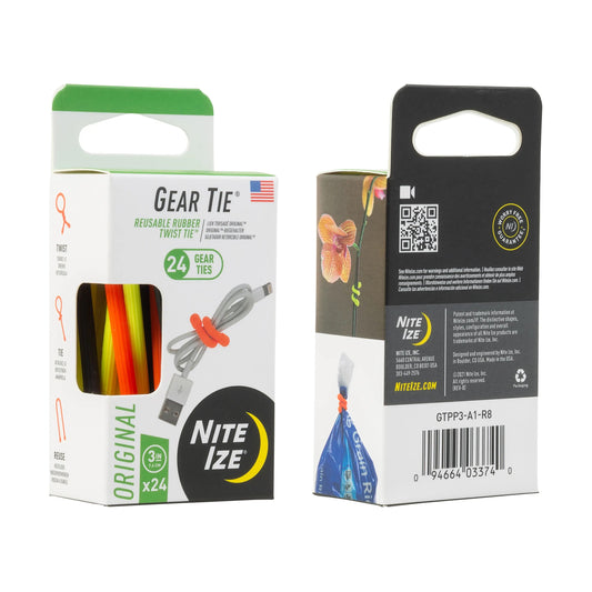 Nite Ize - Gear Tie ProPack - 3 - Assorted